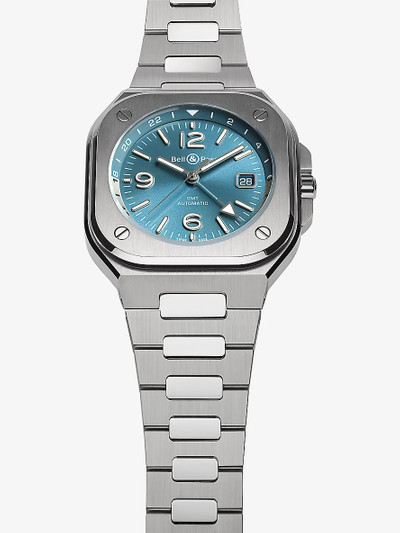 Bell & Ross BR05G-PB-STSST GMT Sky Blue stainless-steel automatic watch outlook