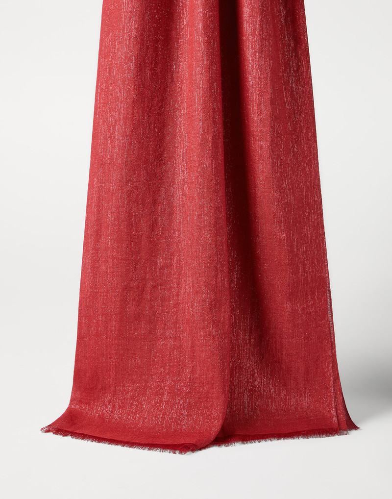 Cashmere and silk sparkling scarf 1