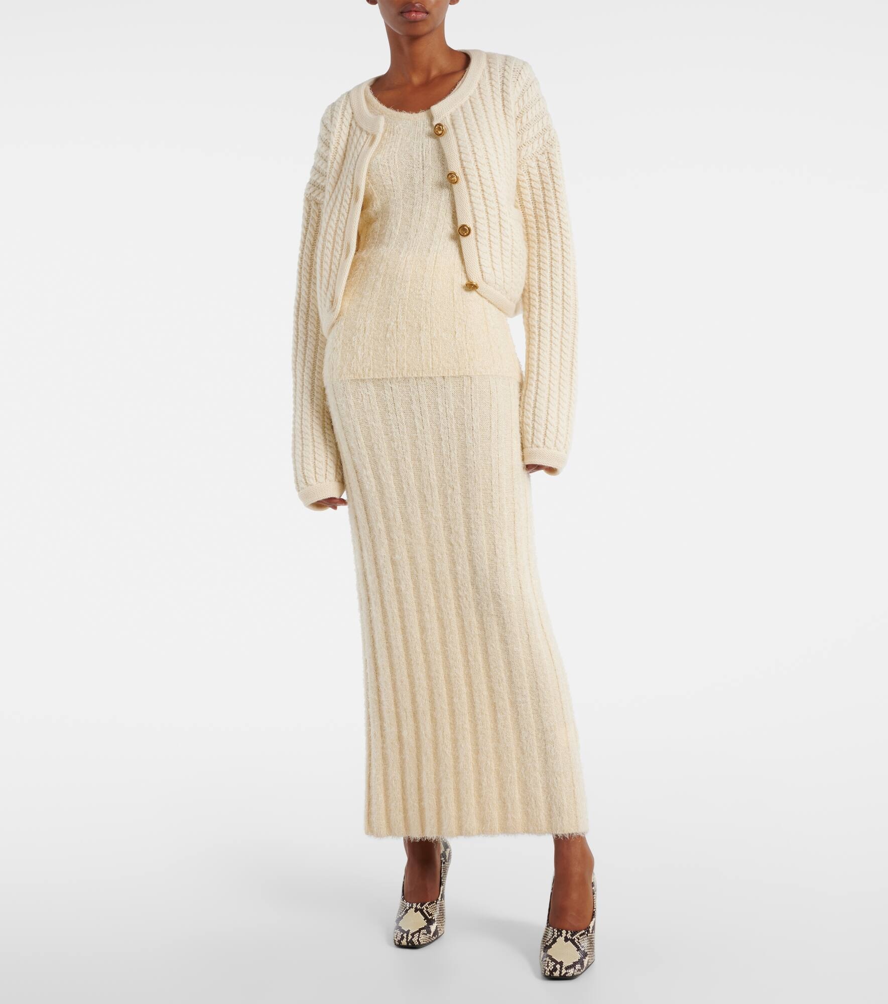Balser cashmere and mohair cardigan - 6