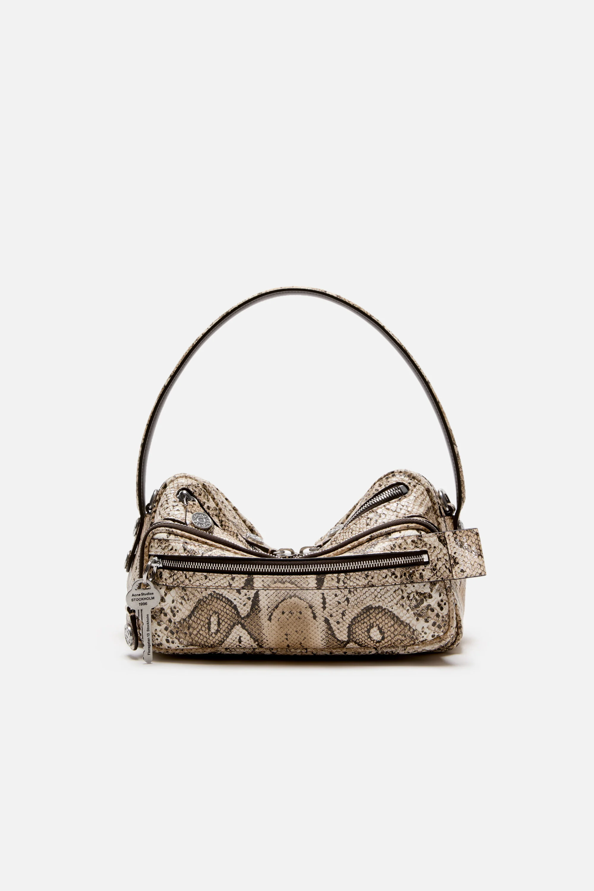 Camero Party snake-print bag - Beige Multi - 1