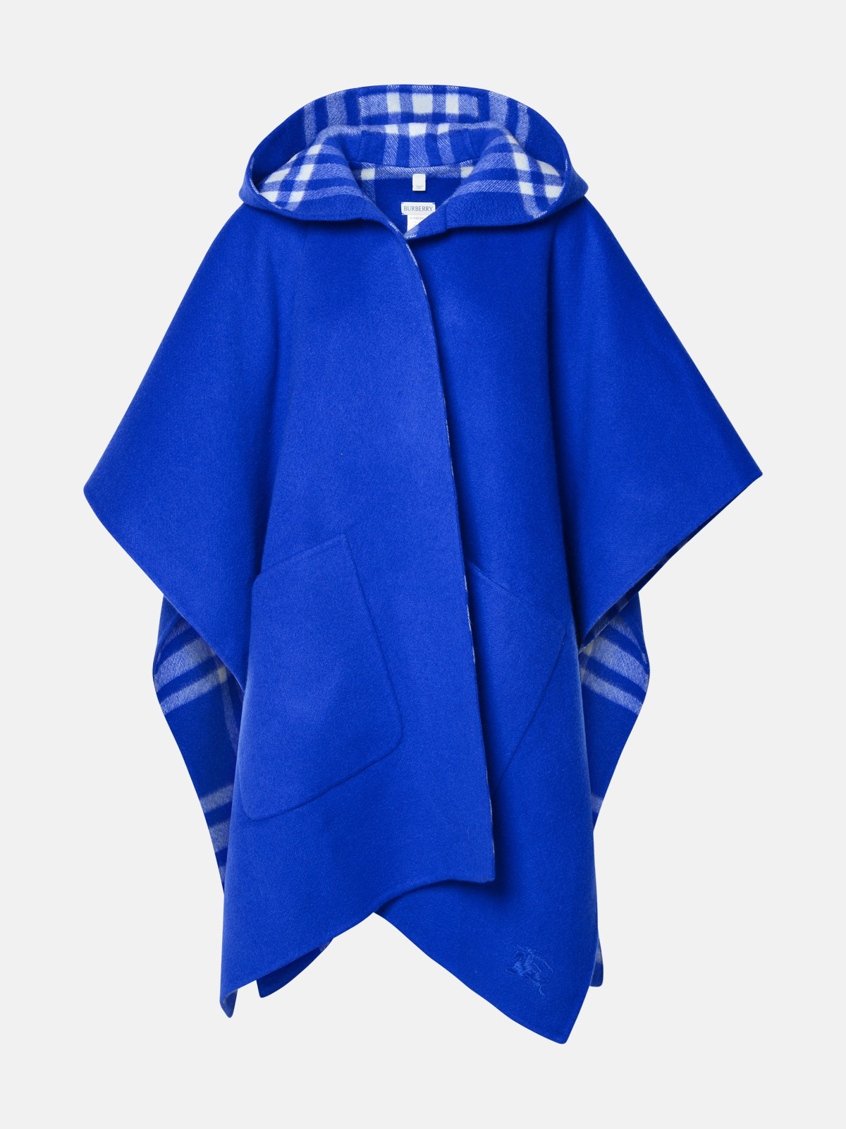 BLUE CASHMERE CAPE - 1