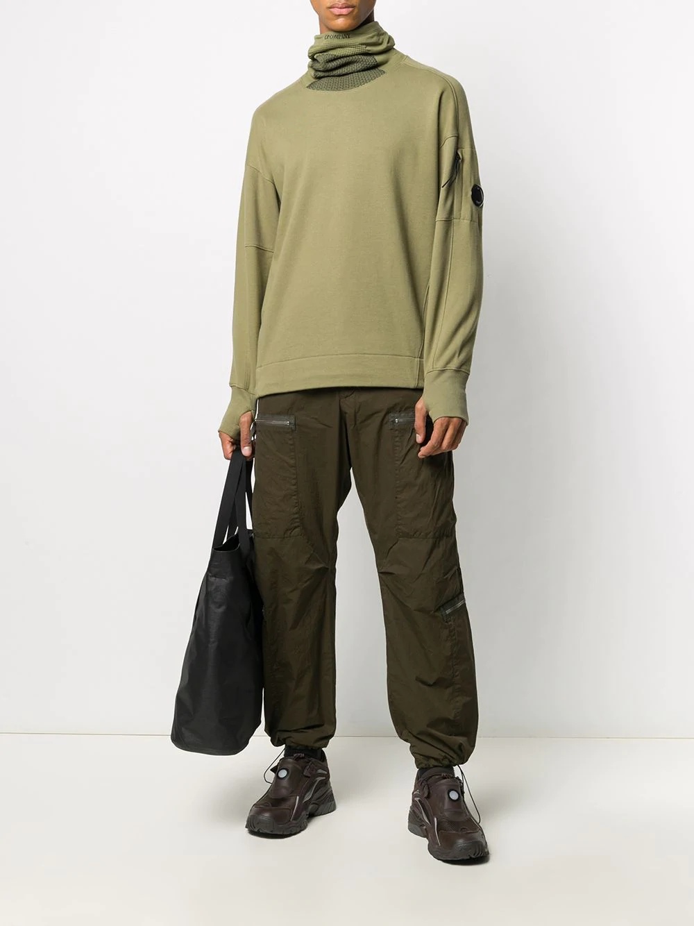 drawstring ankle cargo pants - 2