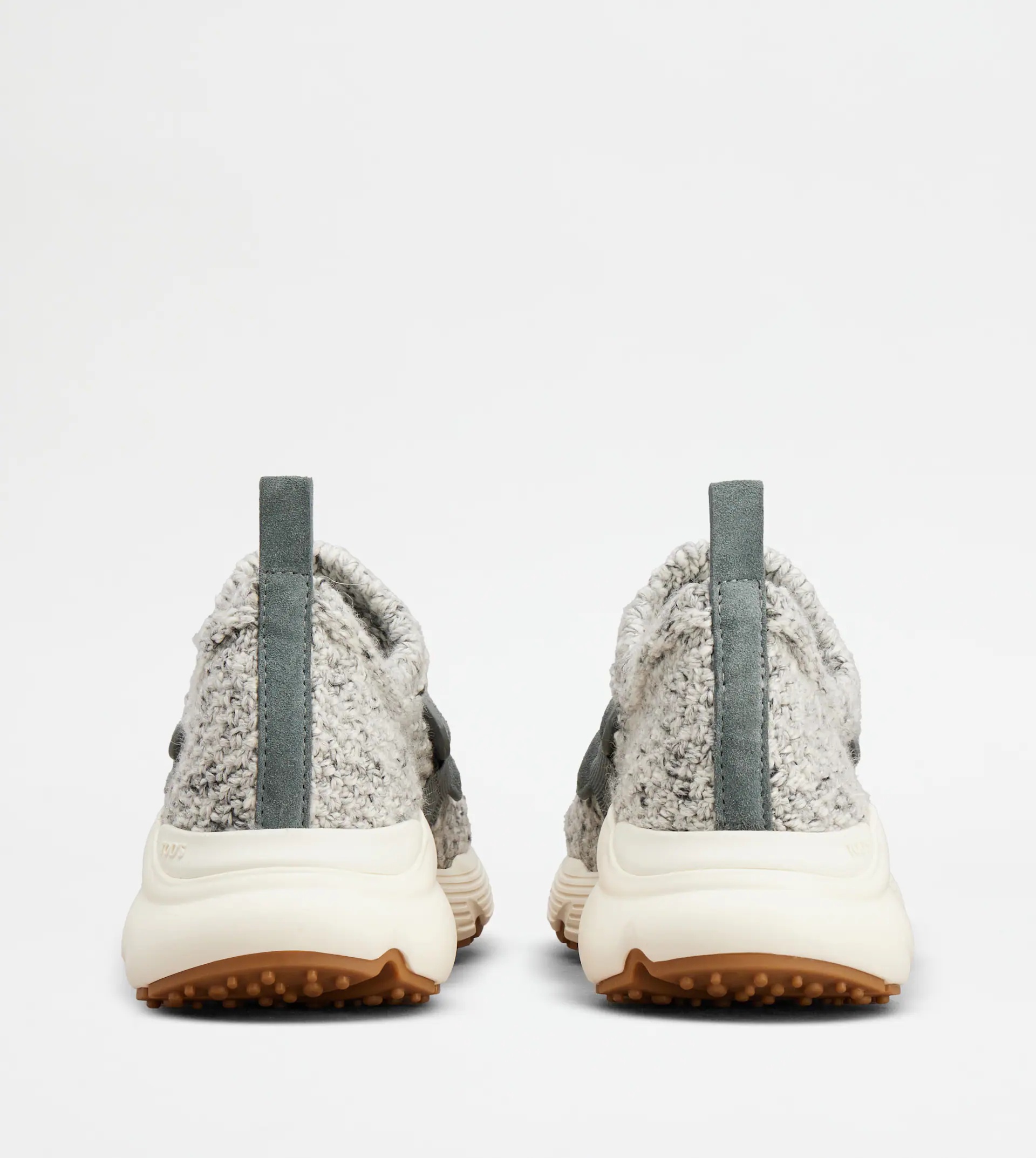 KATE SLIP-ON SNEAKERS IN FABRIC - GREY, OFF WHITE, BLACK - 2
