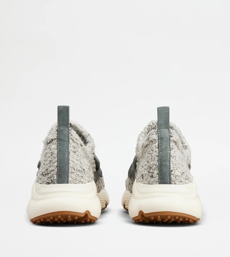 Tod's KATE SLIP-ON SNEAKERS IN FABRIC - GREY, OFF WHITE, BLACK outlook