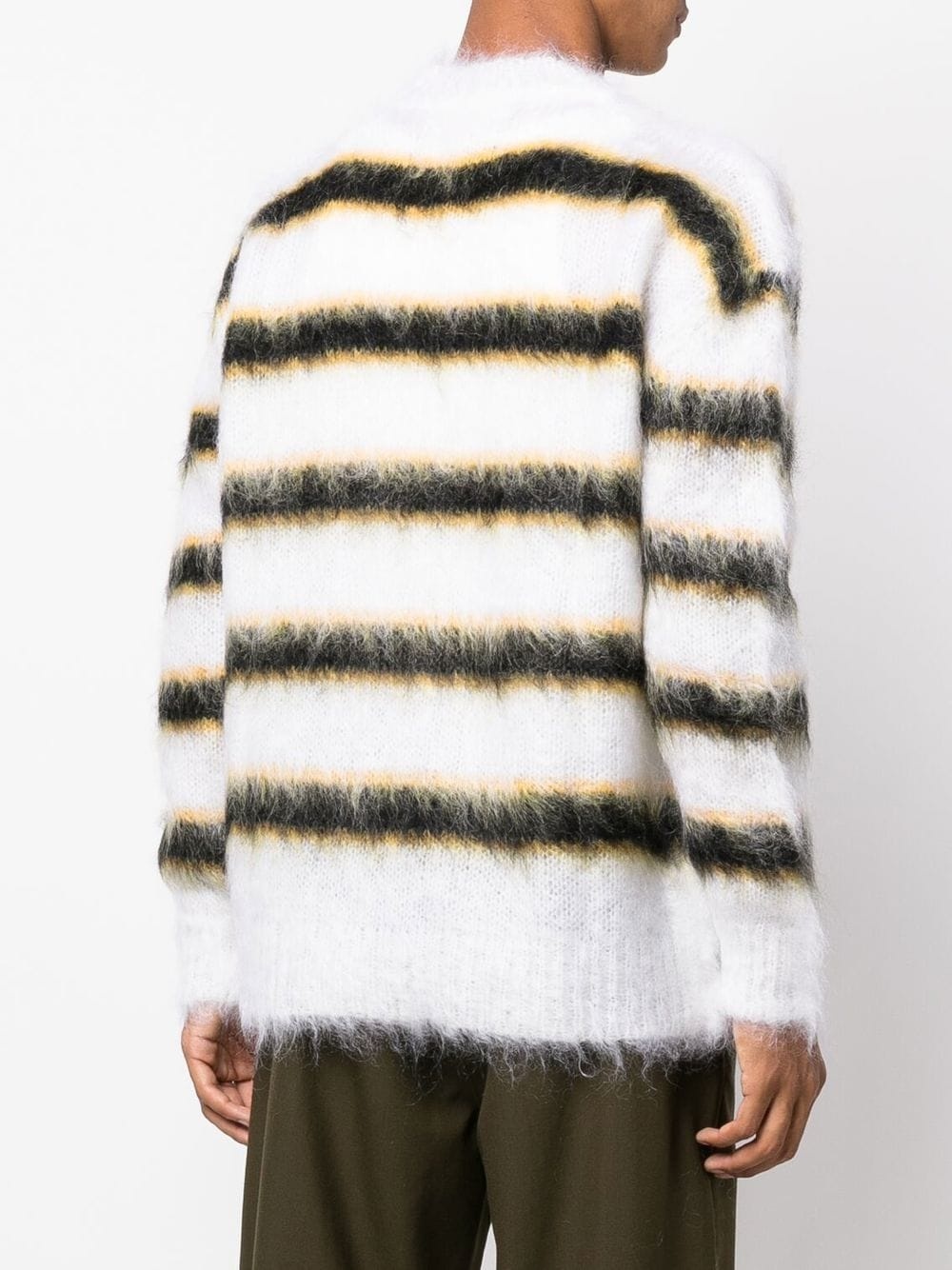 striped mohair jumper - 4