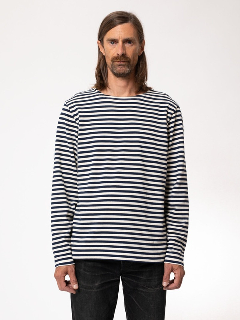 Charles Breton Stripe Blue/Offwhite 1