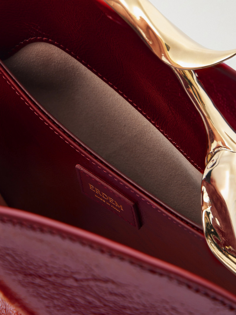 Bloom Midi Patent-leather Bag 6