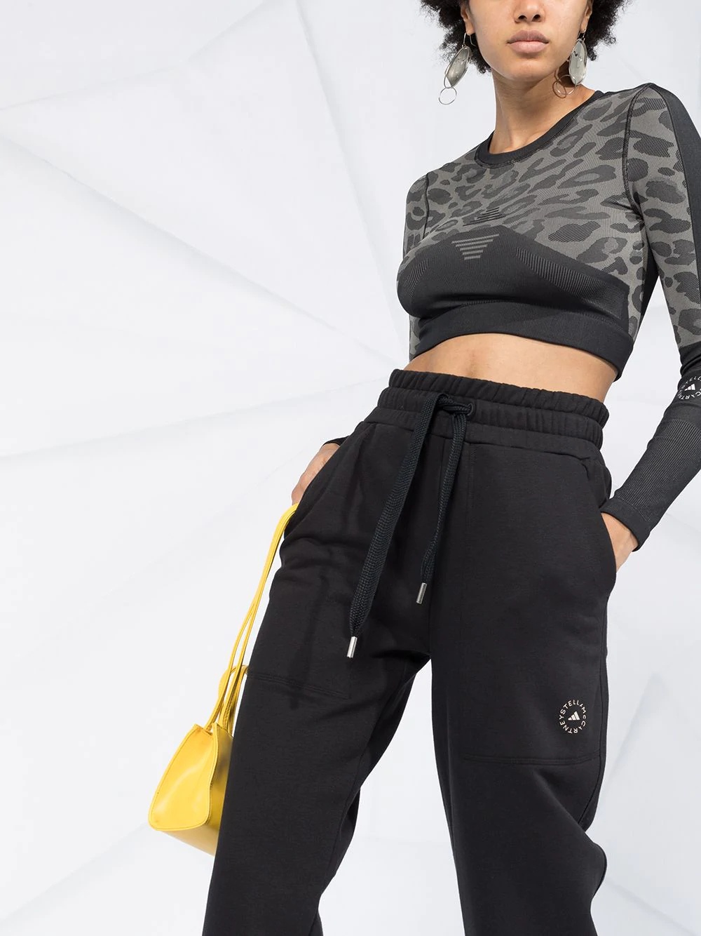 tapered track pants - 5