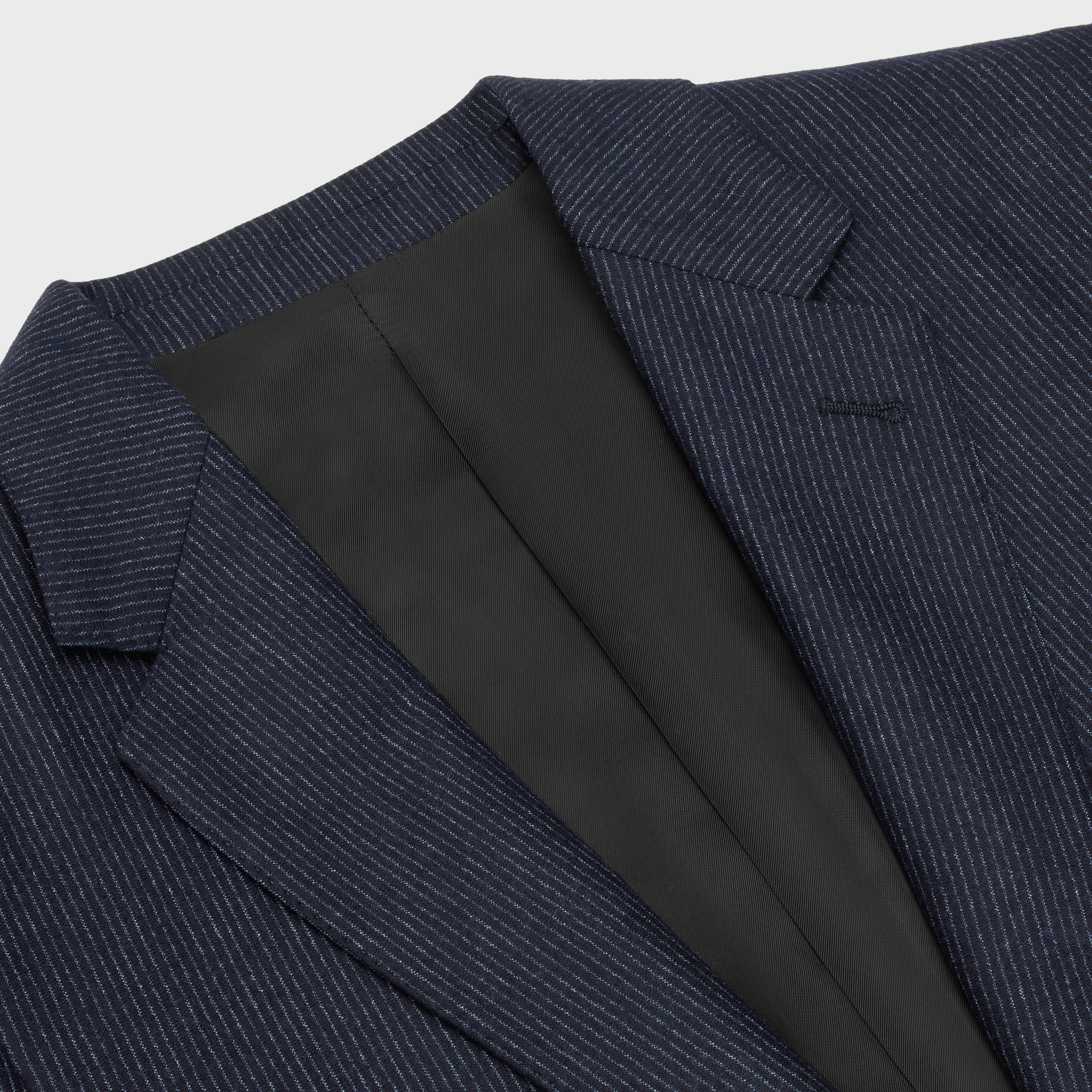CLASSIC JACKET IN STRIPED FLANNEL - 3