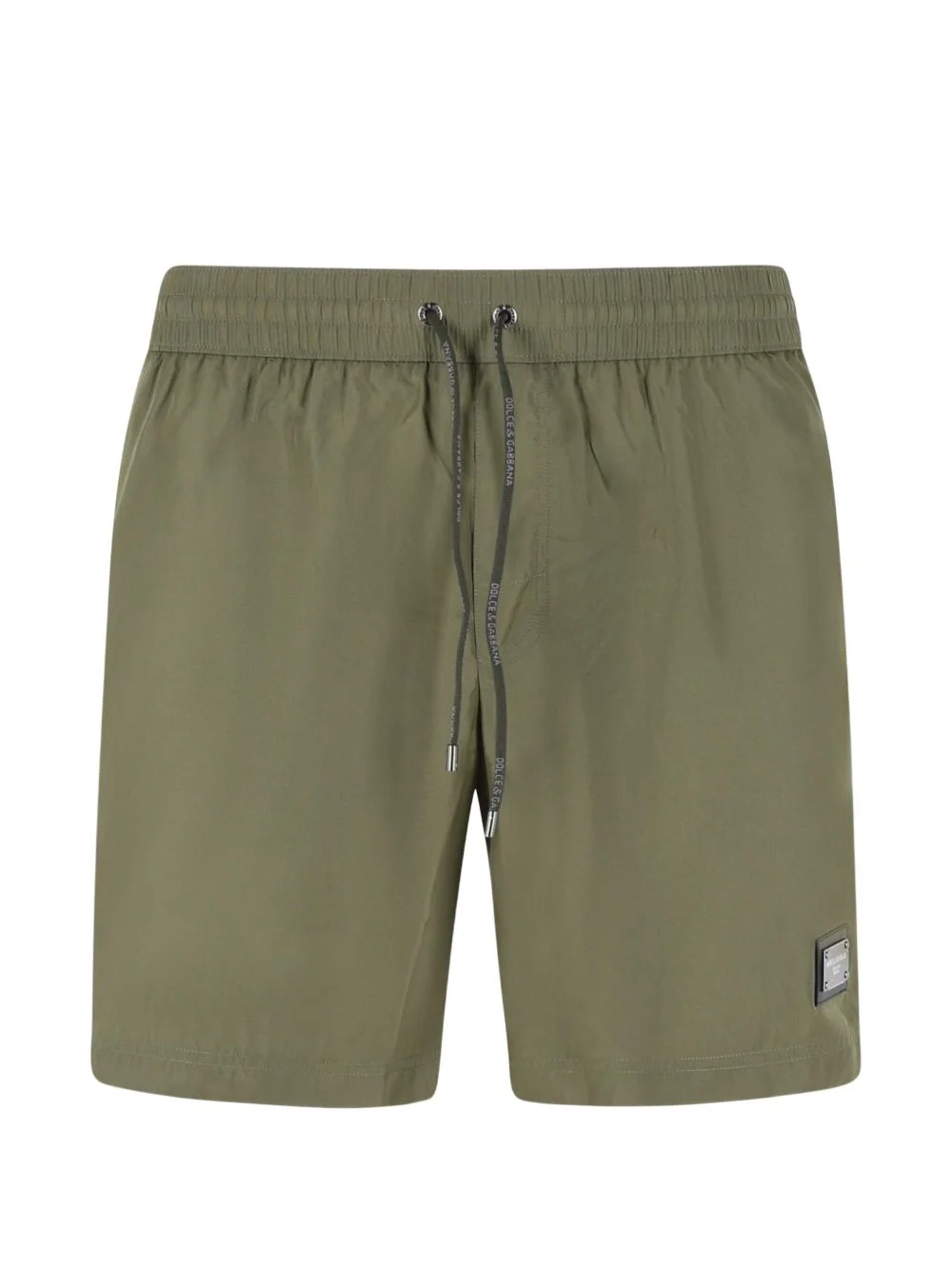 drawstring logo-patch shorts swim - 1