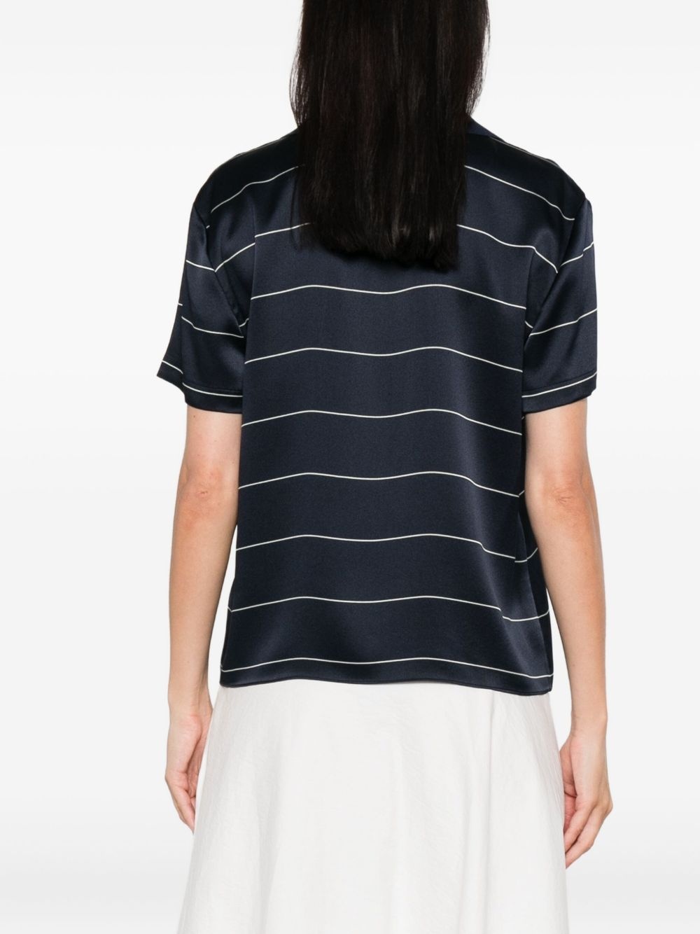 striped short-sleeved top - 4