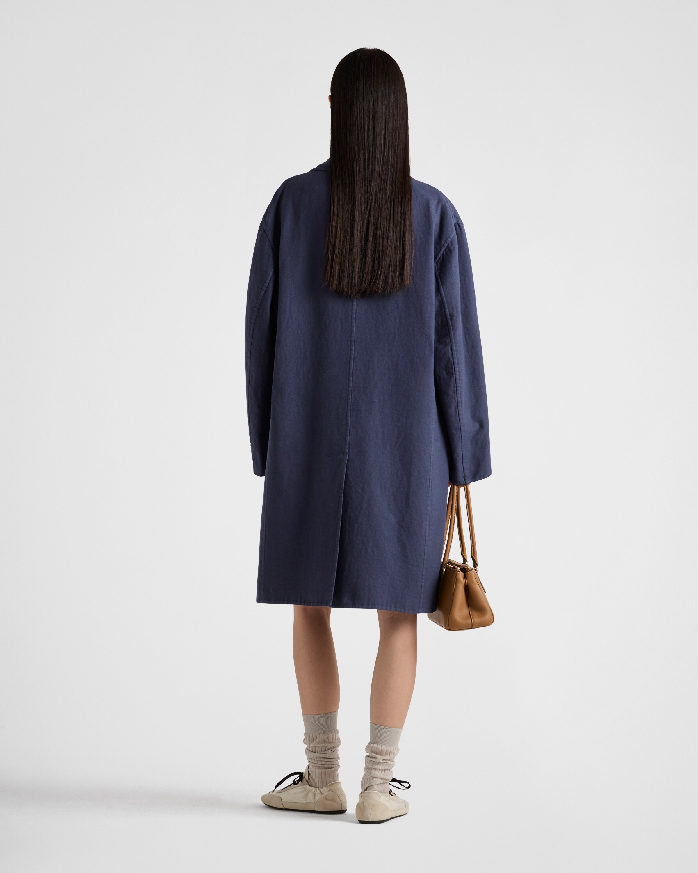 Single-breasted double cotton coat - 5