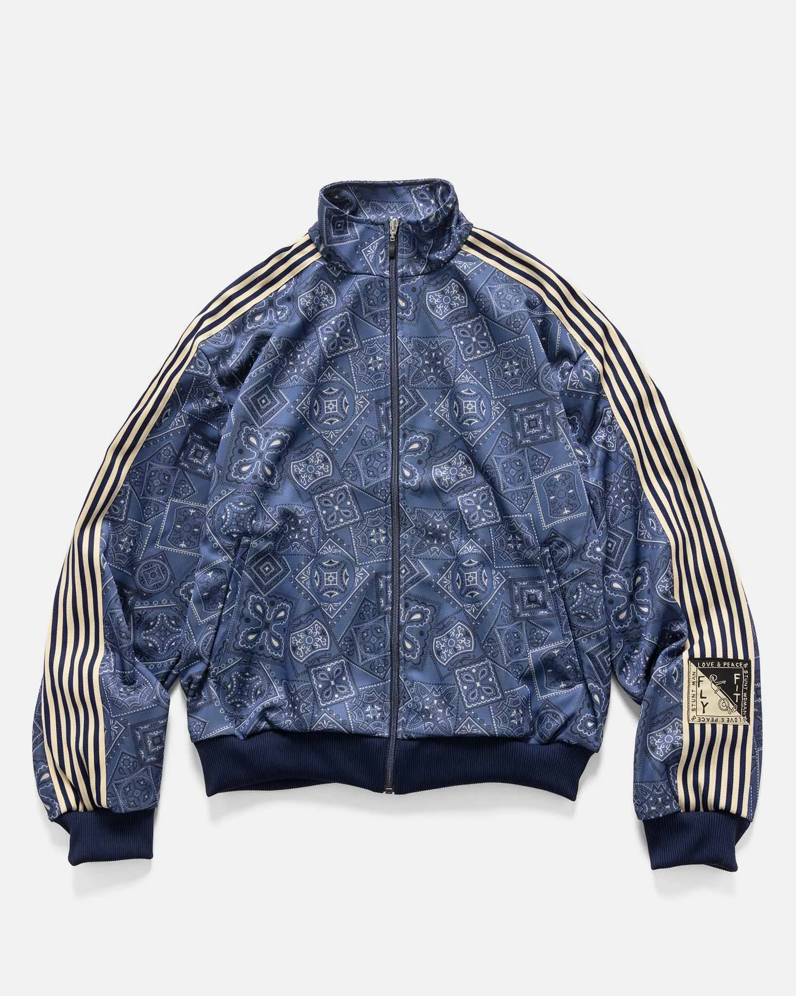 Smooth Jersey COOKIE Bandana Track JKT Navy - 1