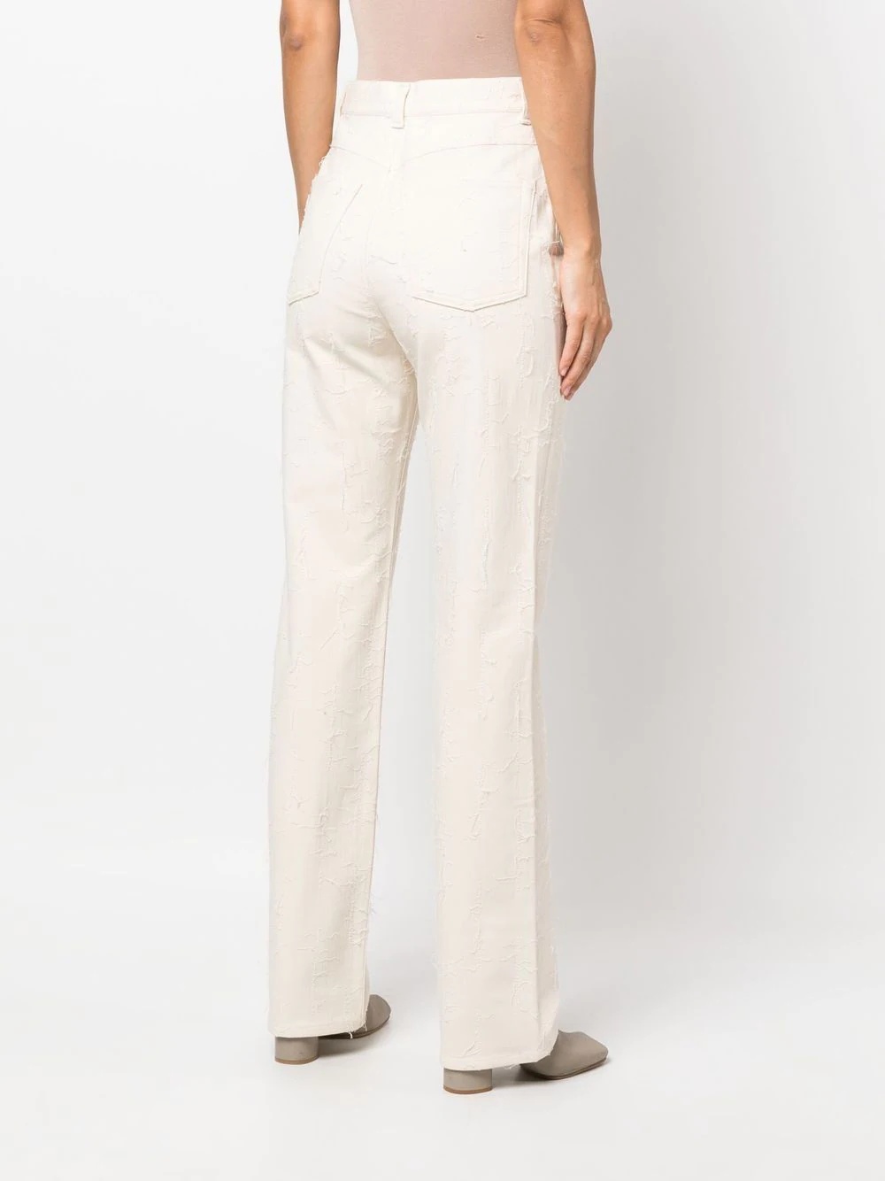 high-waist straight-leg jeans - 5