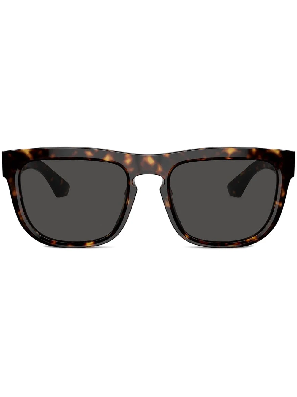 tortoise-shell square frame sunglasses - 1