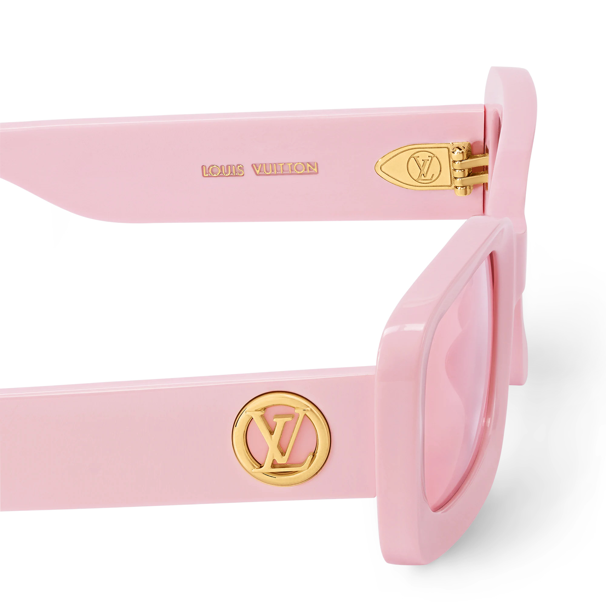 LV Circle Rectangle Sunglasses - 4