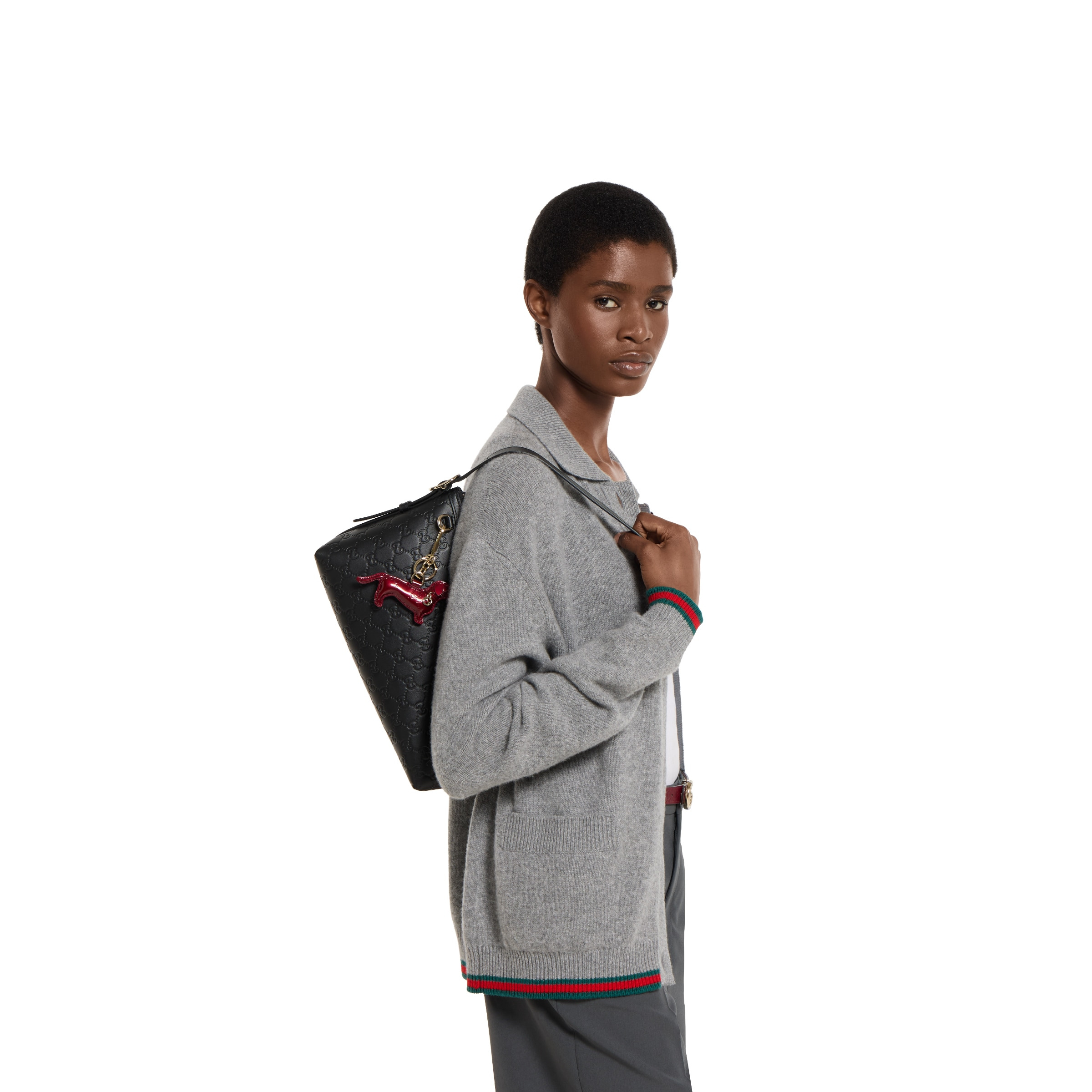 GG Emblem medium shoulder bag - 3