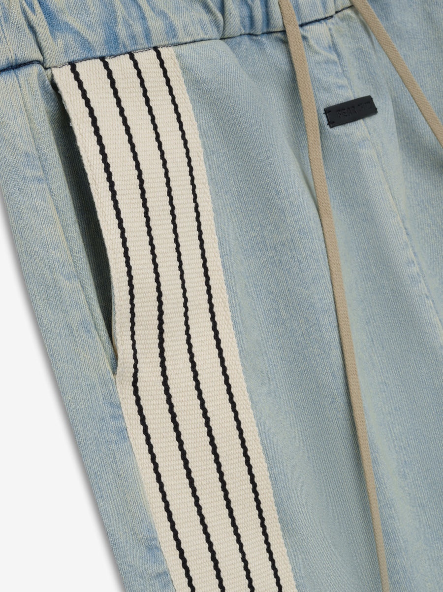 Denim Striped Relaxed Short - 3