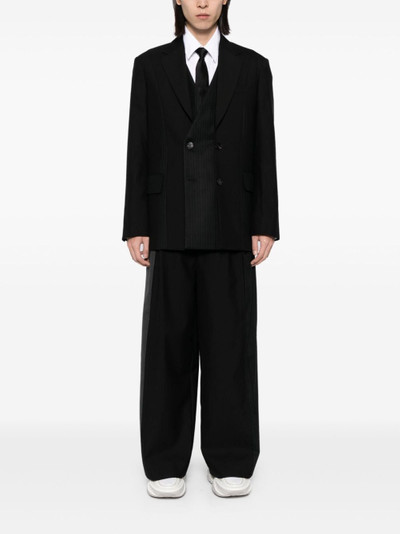 FENG CHEN WANG pleated tailored blazer outlook