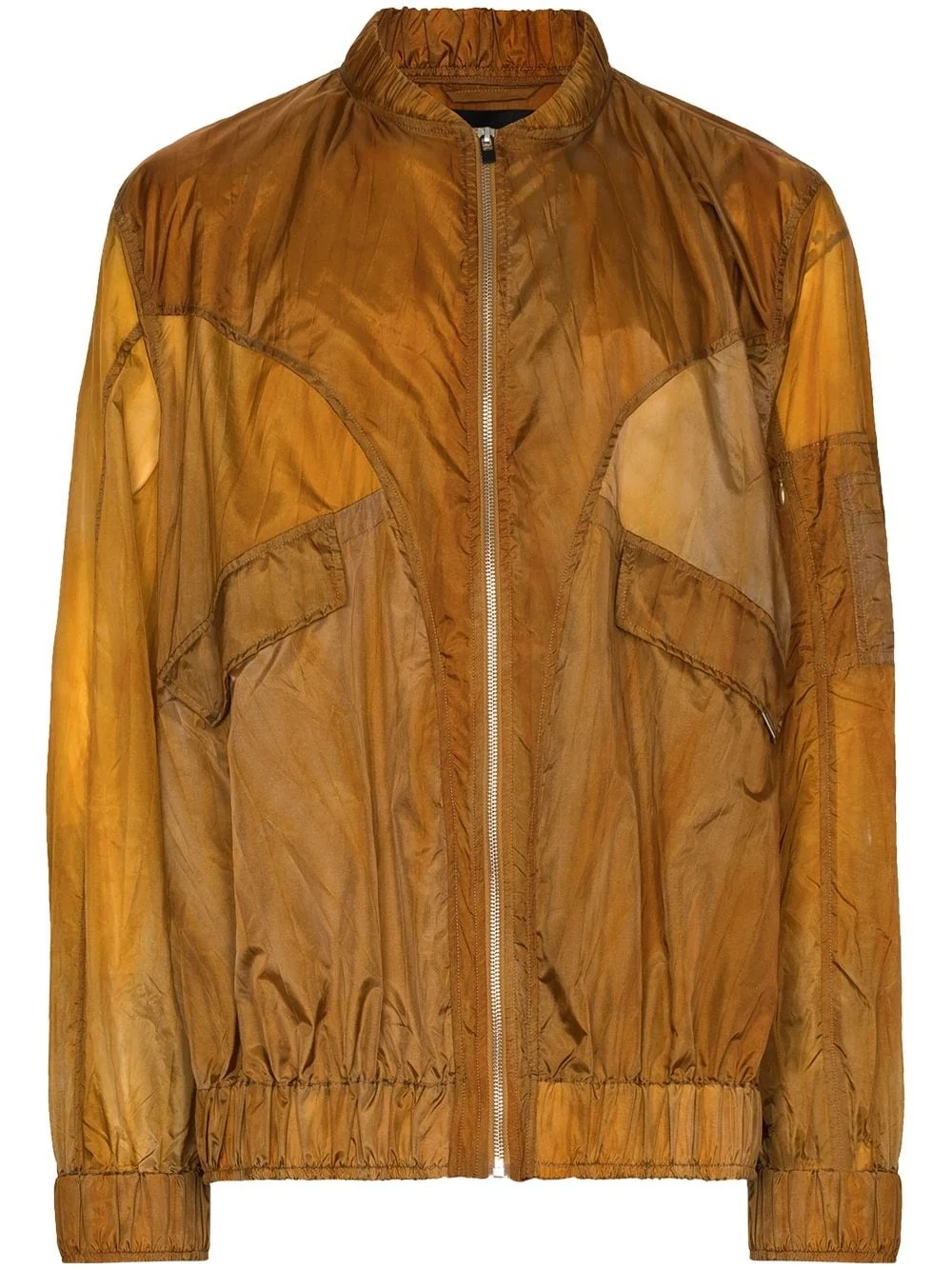 front-zip bomber 재킷 - 1