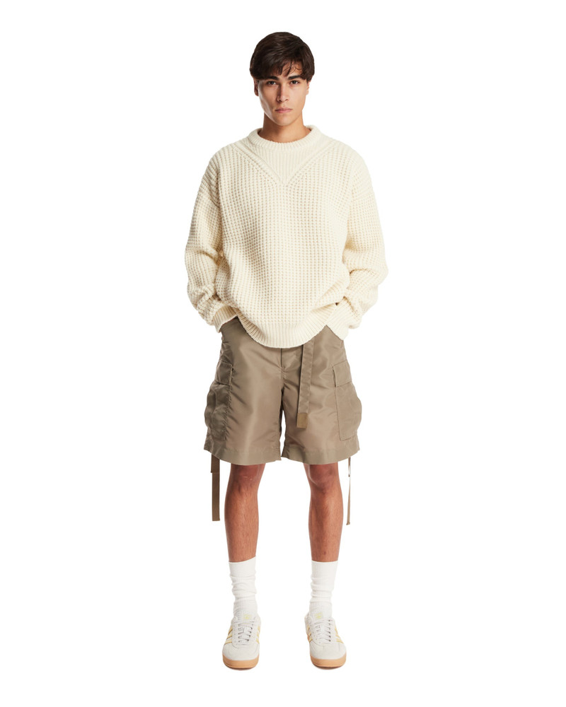 Jil Sander White Openwork Sweater outlook