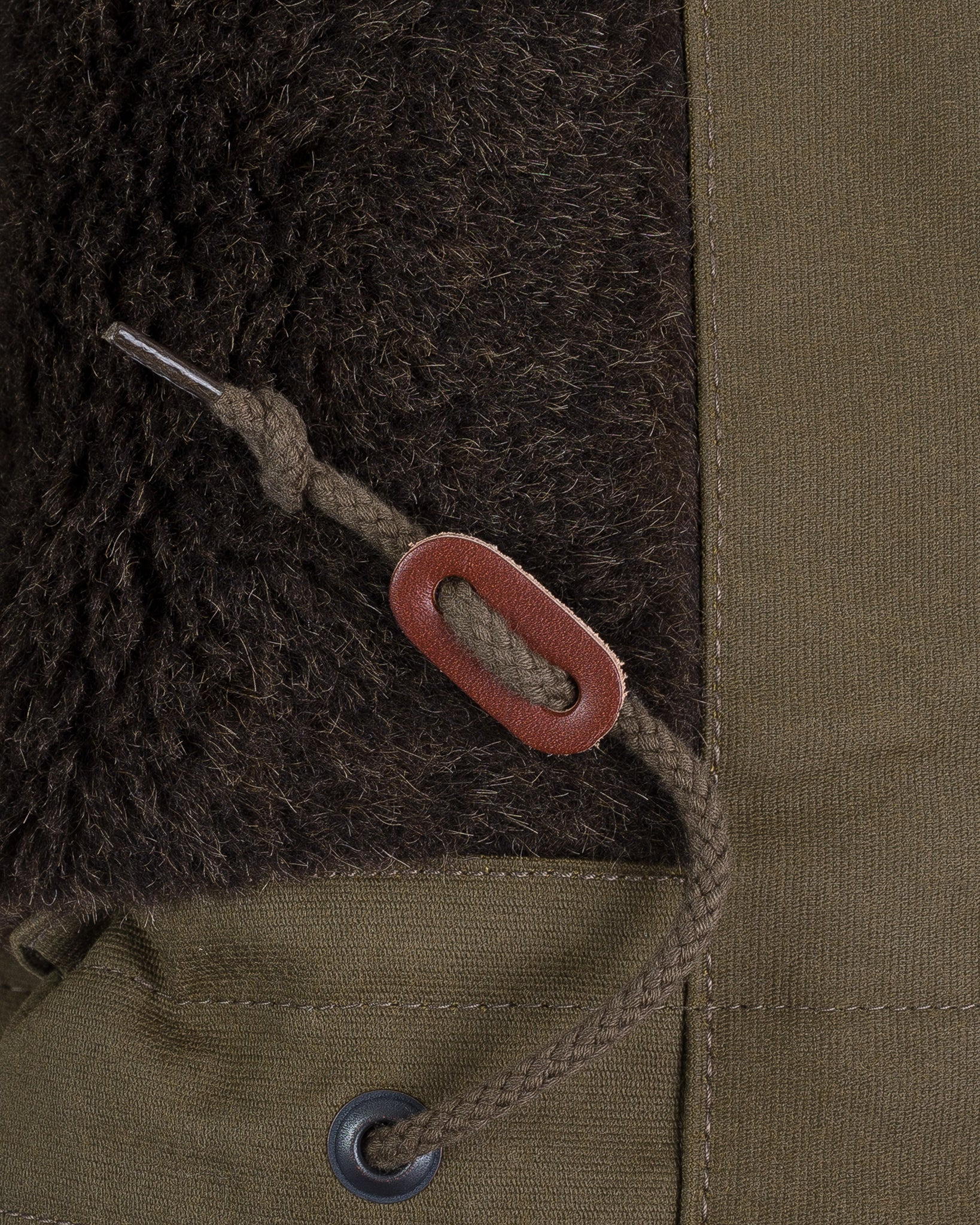 IHM-37-ODG Oiled Whipcord N1 Deck Jacket - Olive - 14
