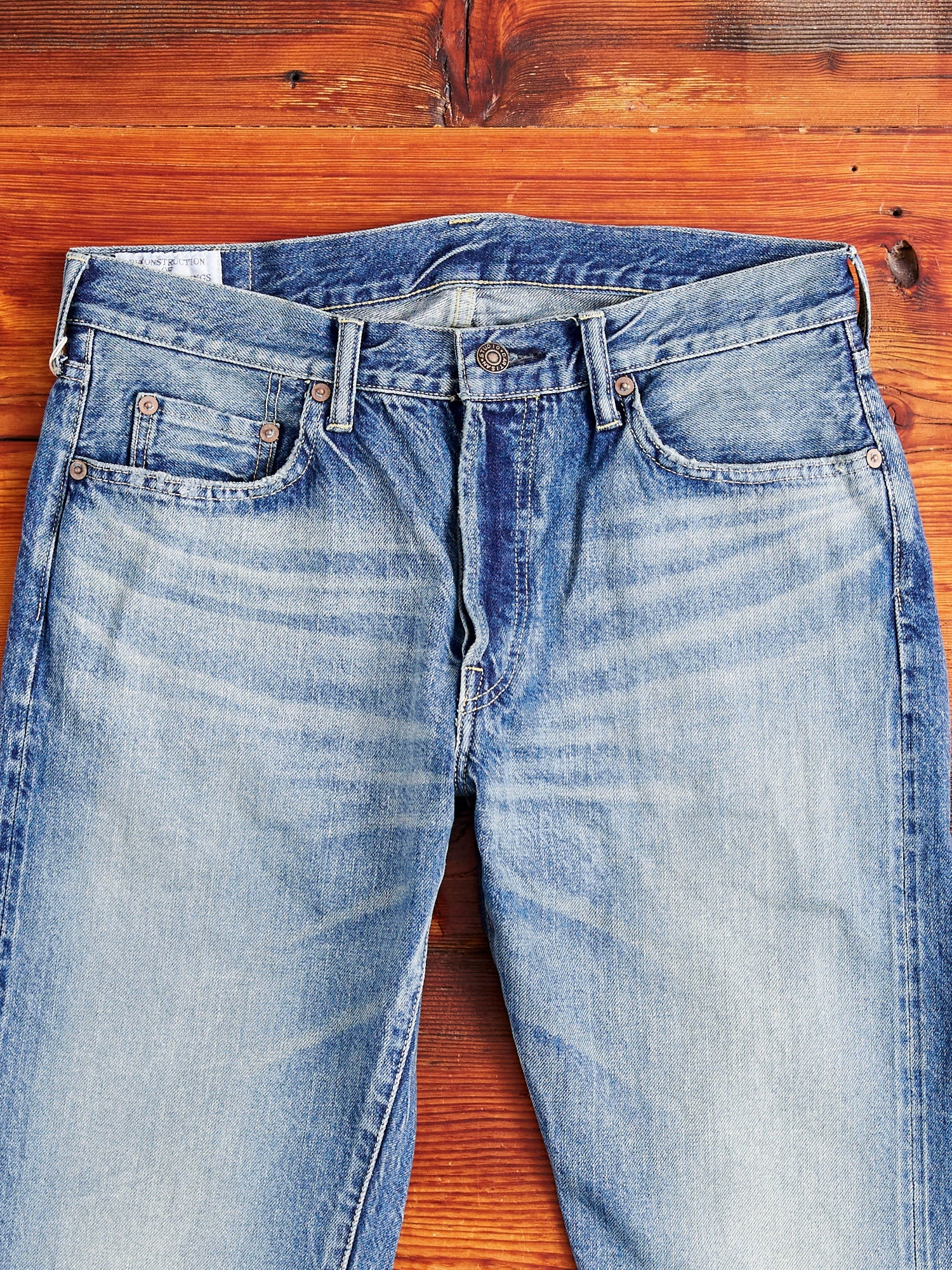 D1811US "1960s Wash" 12.5oz Selvedge Denim - Regular Tapered Fit - 3