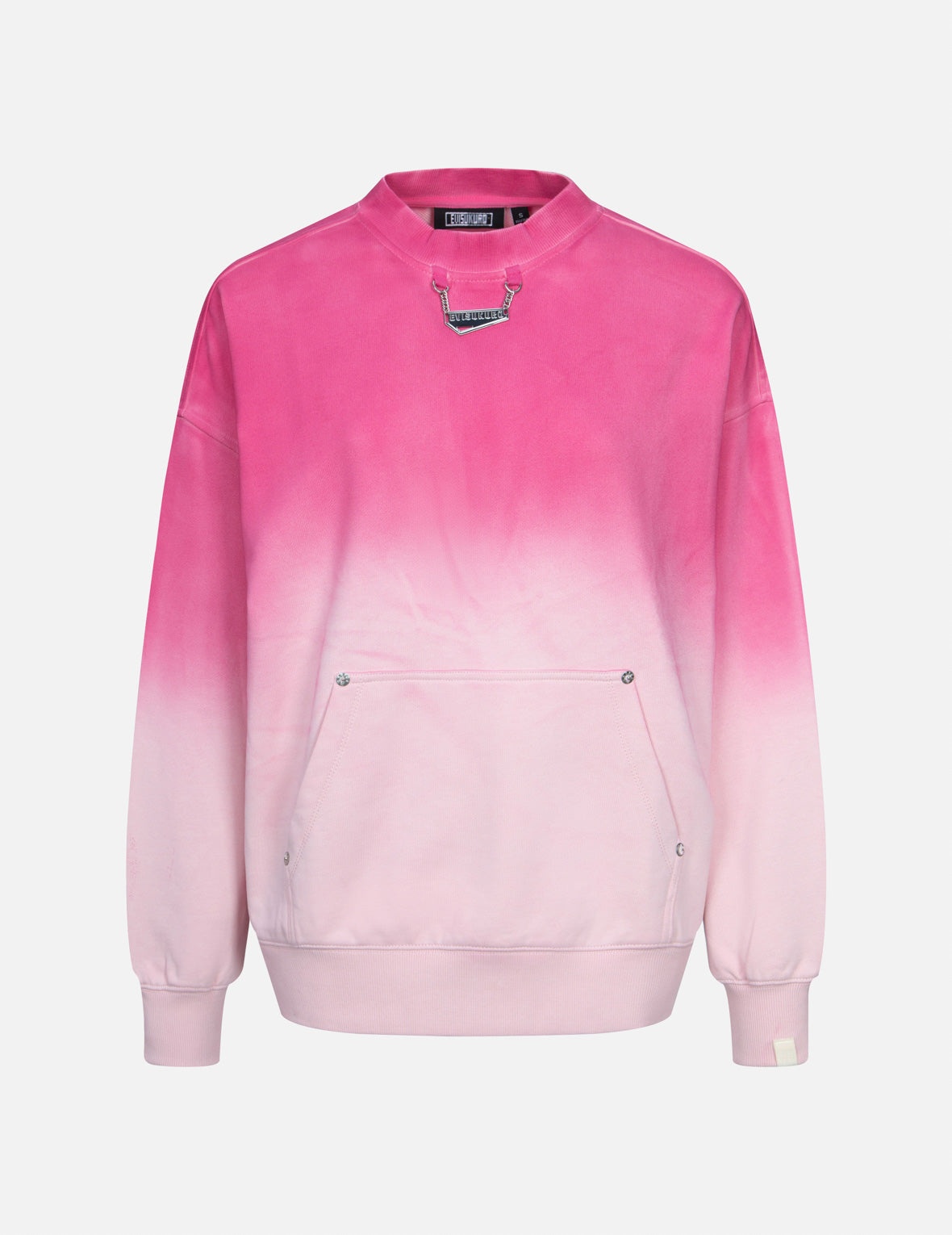 Hand Spray Effect Oversized Sweatshirt - 1