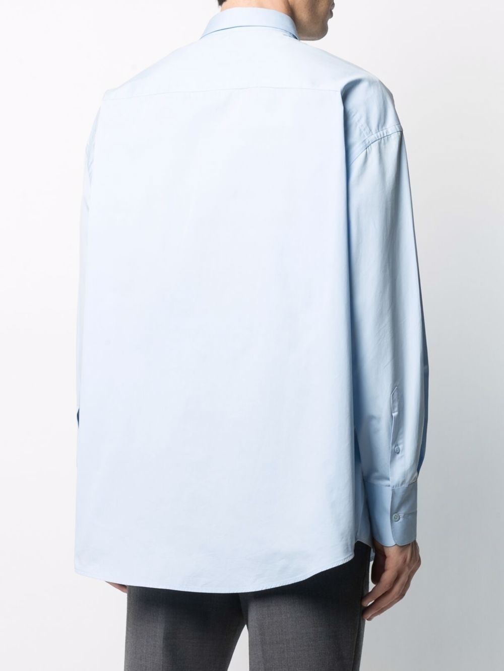 long-sleeved chest-pocket shirt - 5