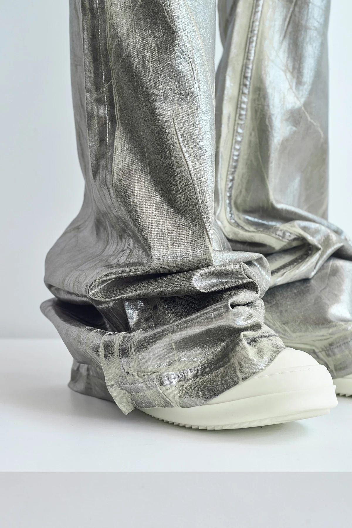 Rick Owens Drkshdw Bolan Bootcut Jeans Palladium - 5