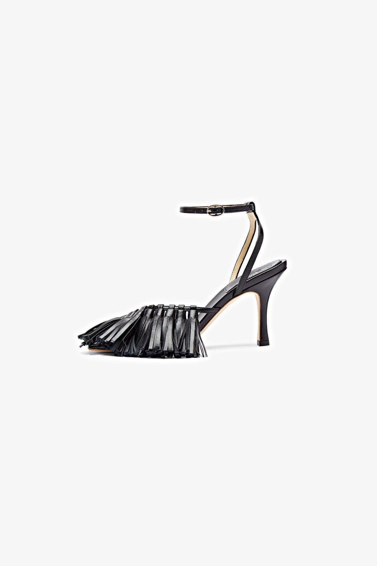 DELTA HIGH TASSEL SANDAL BLACK PRE-ORDER - 1