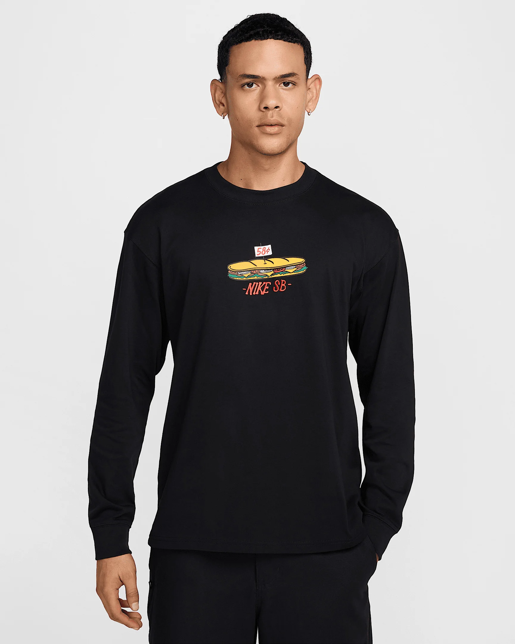 Nike SB Long-Sleeved Max90 Skate T-Shirt - 1