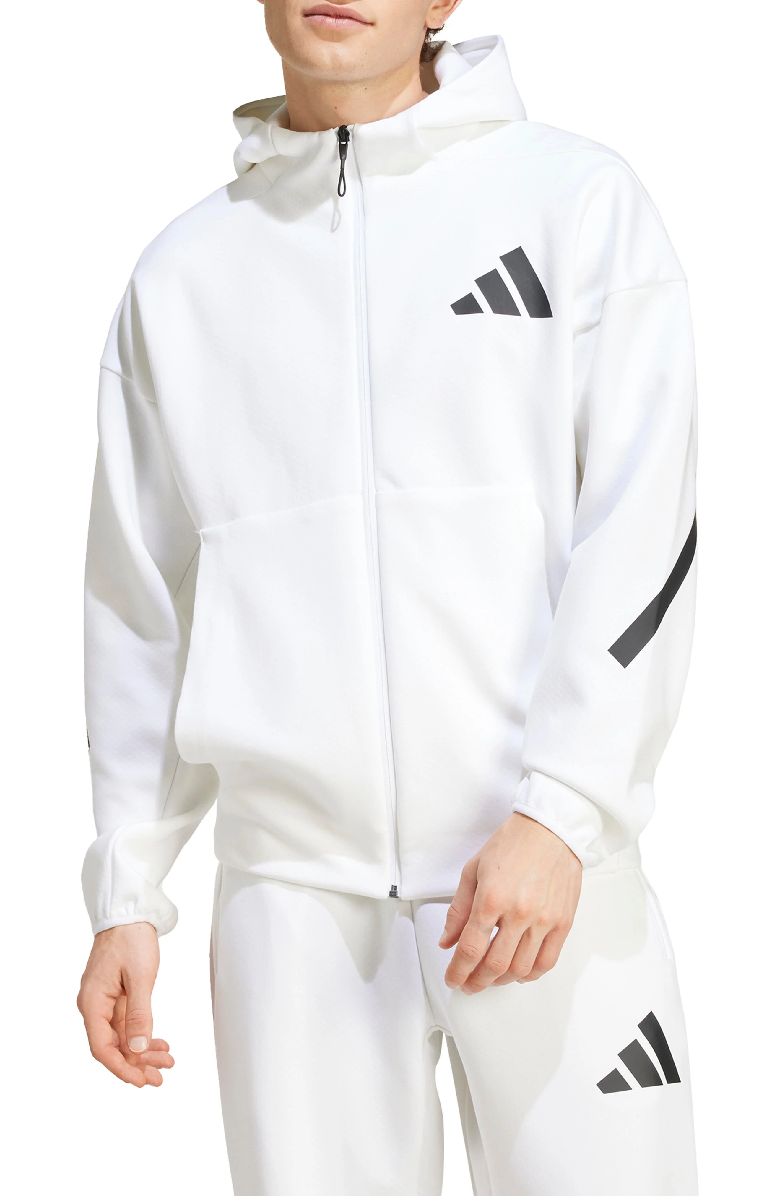 adidas Z.N.E. Hoodie in White at Nordstrom - 1