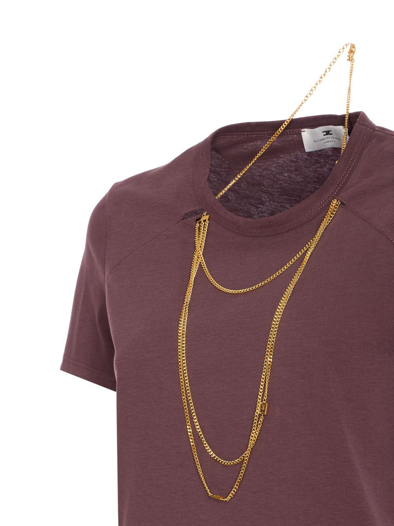 chain-detail T-shirt 4