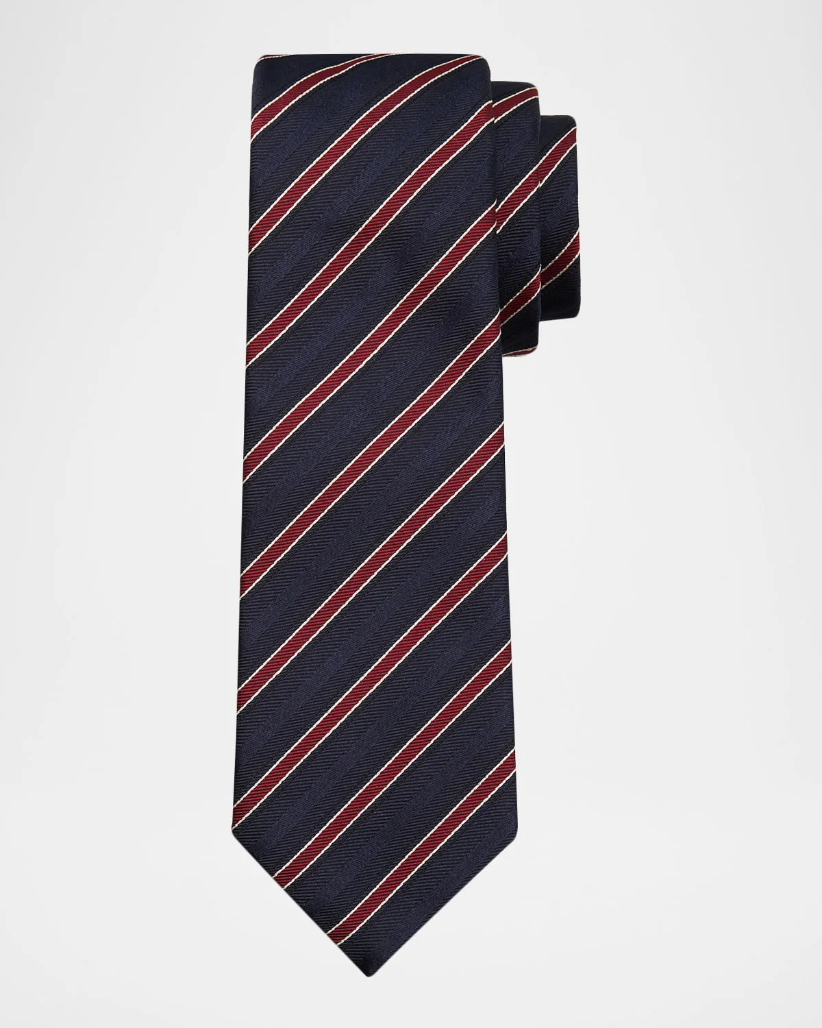 Men's Multi-Stripe Silk Tie - 1