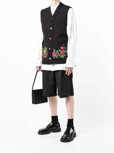 Comme des Garçons Homme Plus sleeveless knitted cardigan outlook