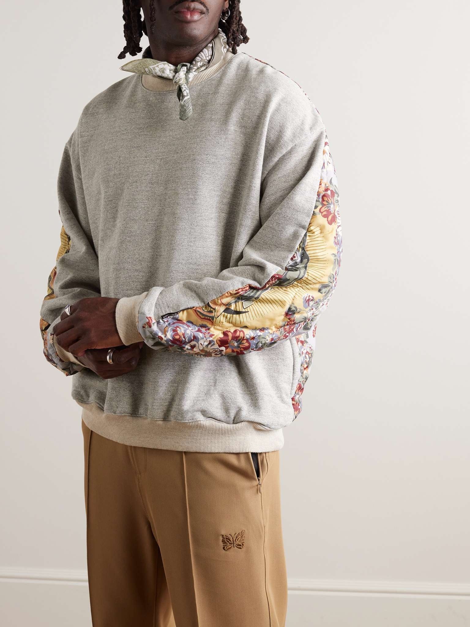 Peckish Maria Cotton-Jersey and Quilted Shell Sweatshirt - 3