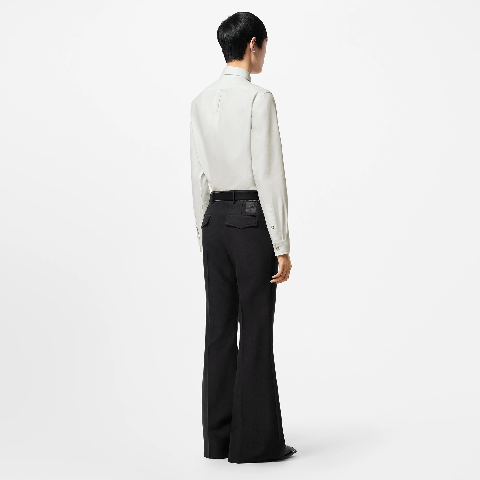 Long-Sleeved Cotton Shirt - 2