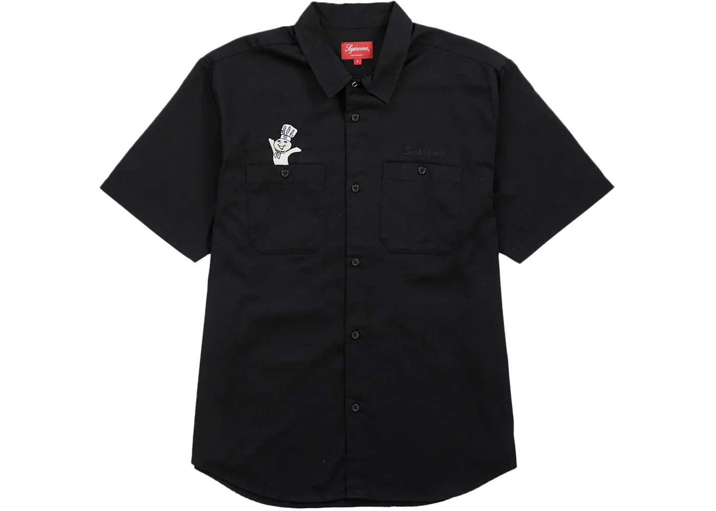 Supreme Doughboy S/S Work Shirt Black - 1