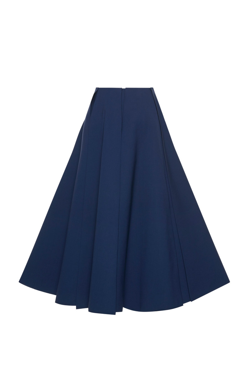 PLEATED SKIRT NAVY 6