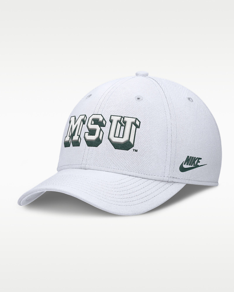Michigan State Primetime Rise Academic Men's Nike Dri-FIT College Hat 1