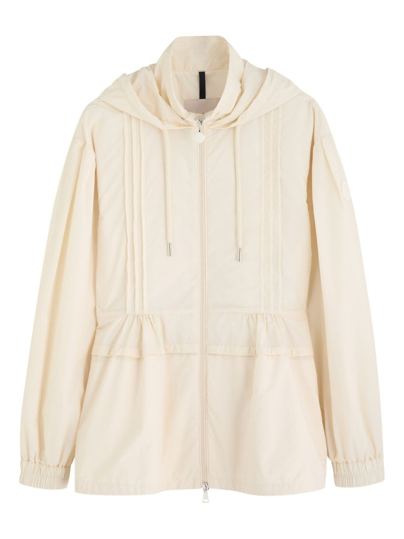 pleated hooded jacket 1