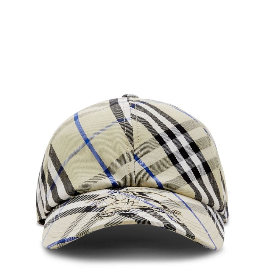 Burberry キャップ BURBERRY Cap Baseball M Polyester Beige Check Mens 8026929