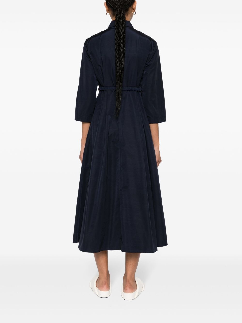 Emilia faille cotton-blend dress - 4