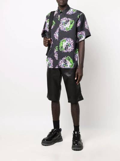 MSGM graphic-print short-sleeved shirt outlook