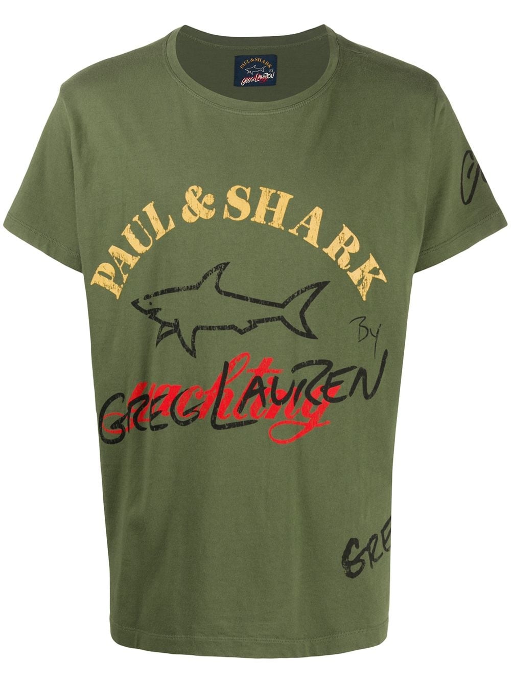 Shark print T-shirt - 1