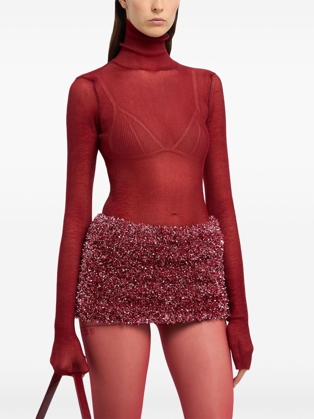 Celluloid semi-sheer top - 5