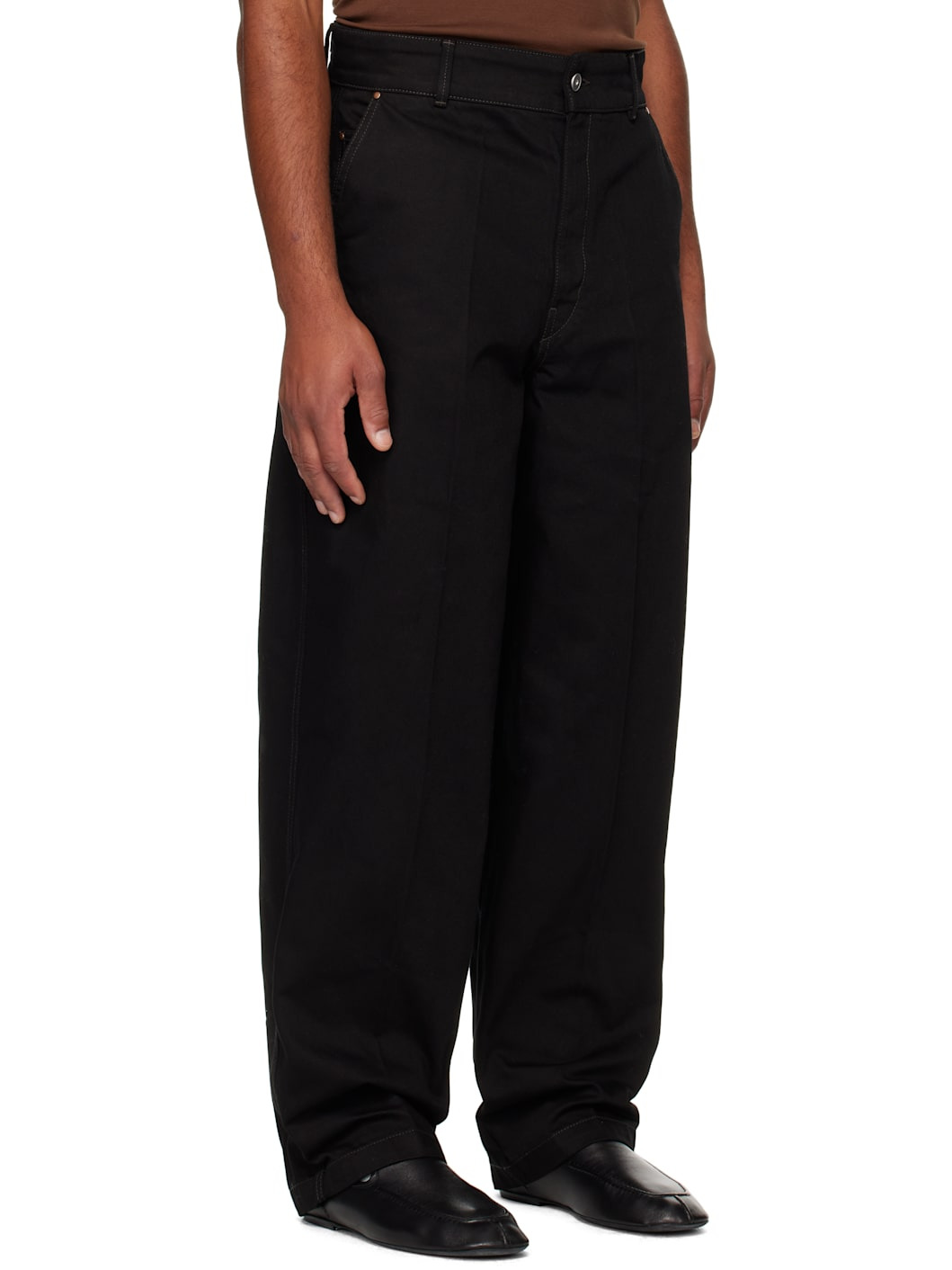 Black Maxi Barrel Workwear Jeans - 2
