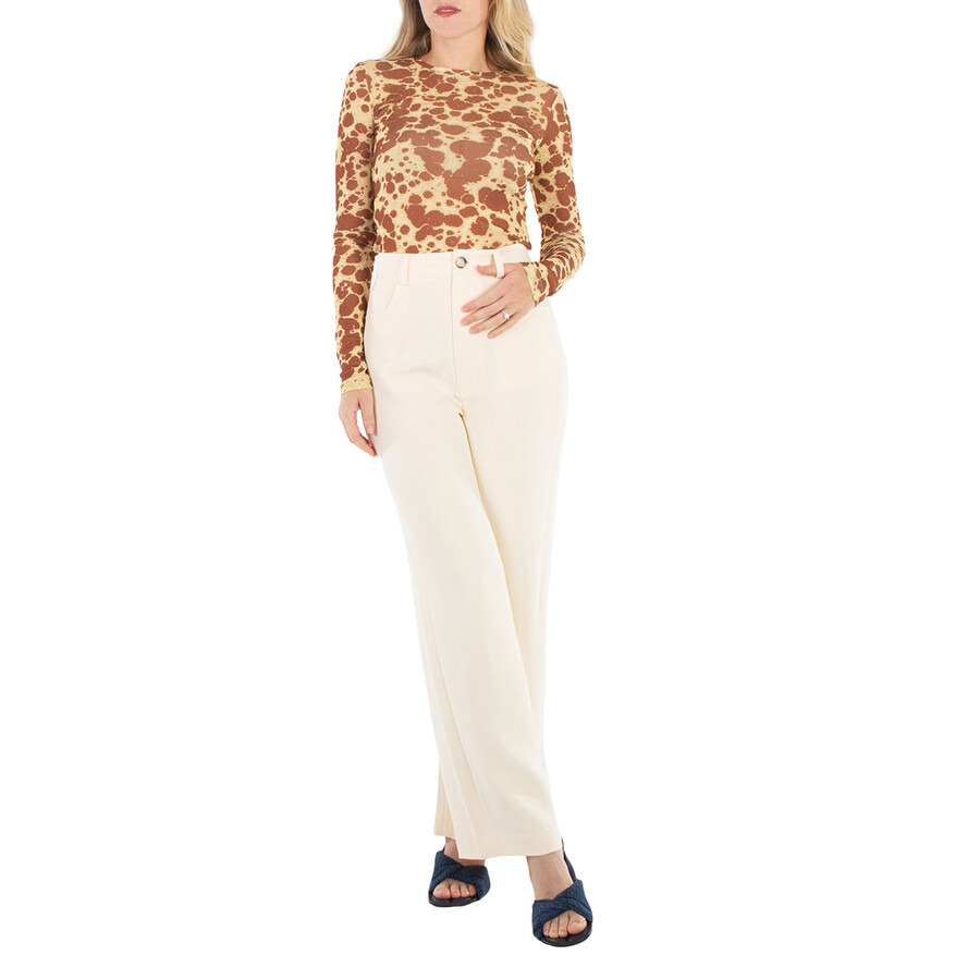 Nanushka Ladies Josine Boucle Crepe Baggy Pants - 6