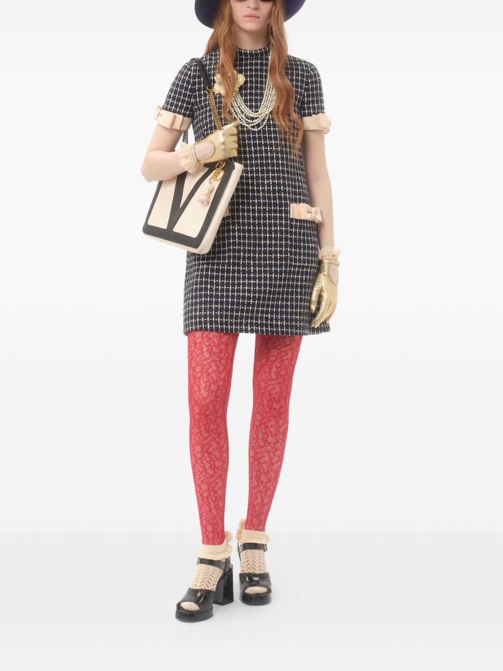 bouclé minidress - 2